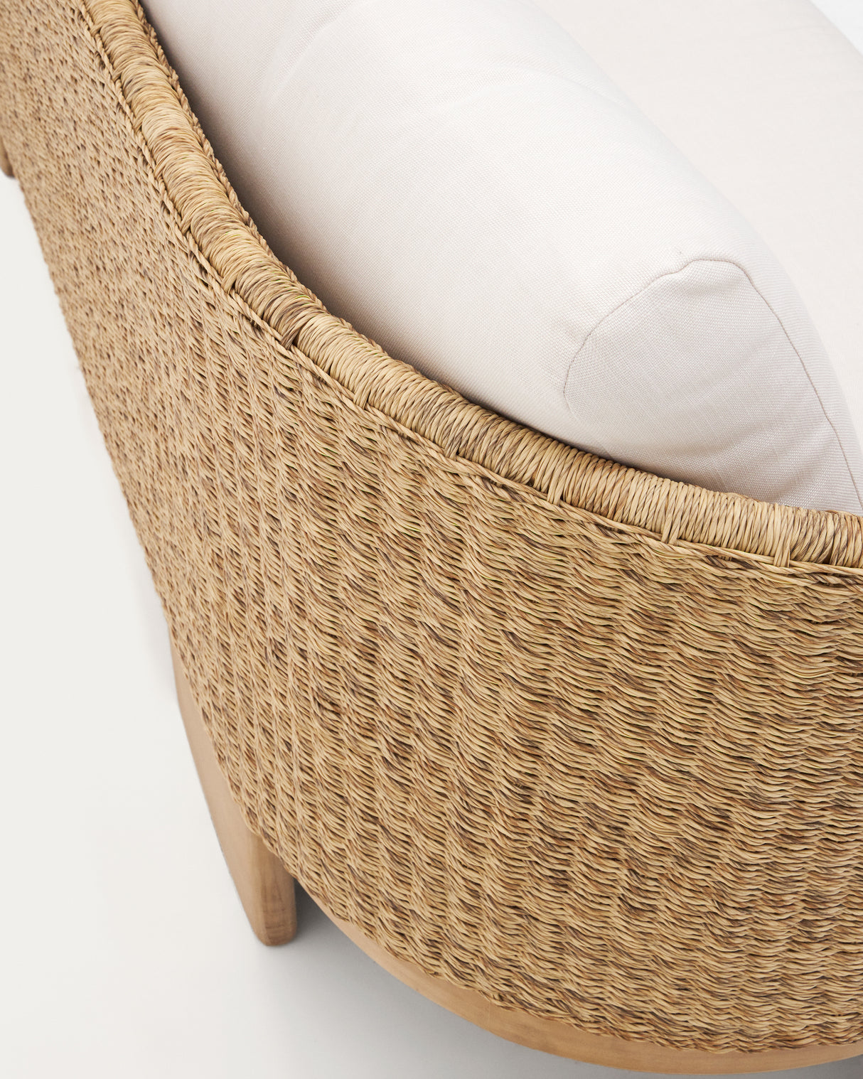 Xoriguer 3-Sitzer-Sofa aus synthetischem Rattan und massivem Eukalyptusholz 100 % FSC 223 - ZEN ZONE Furniture