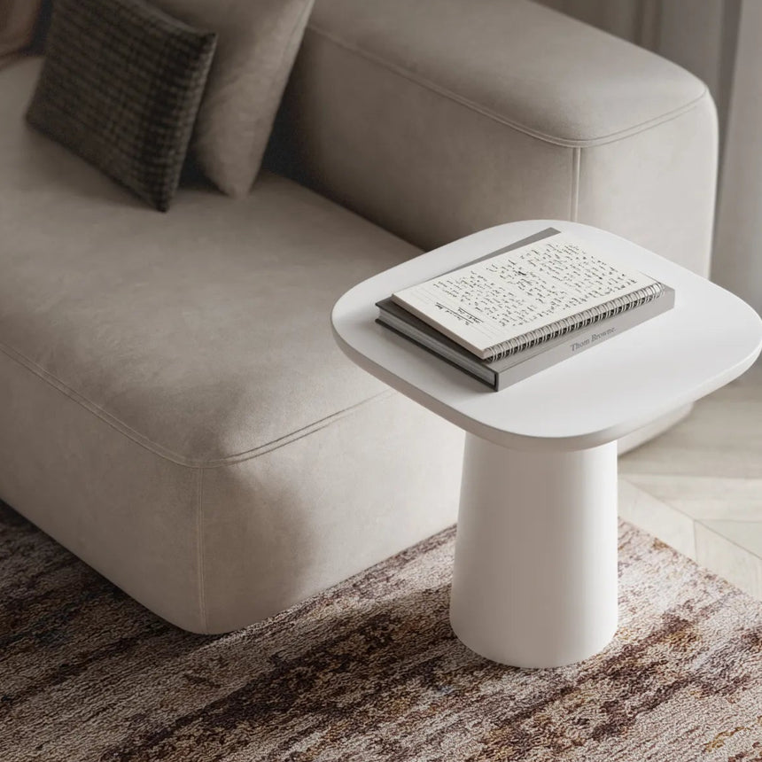 Beistelltisch JADE Schnee 55x55 cm - ZEN ZONE Furniture