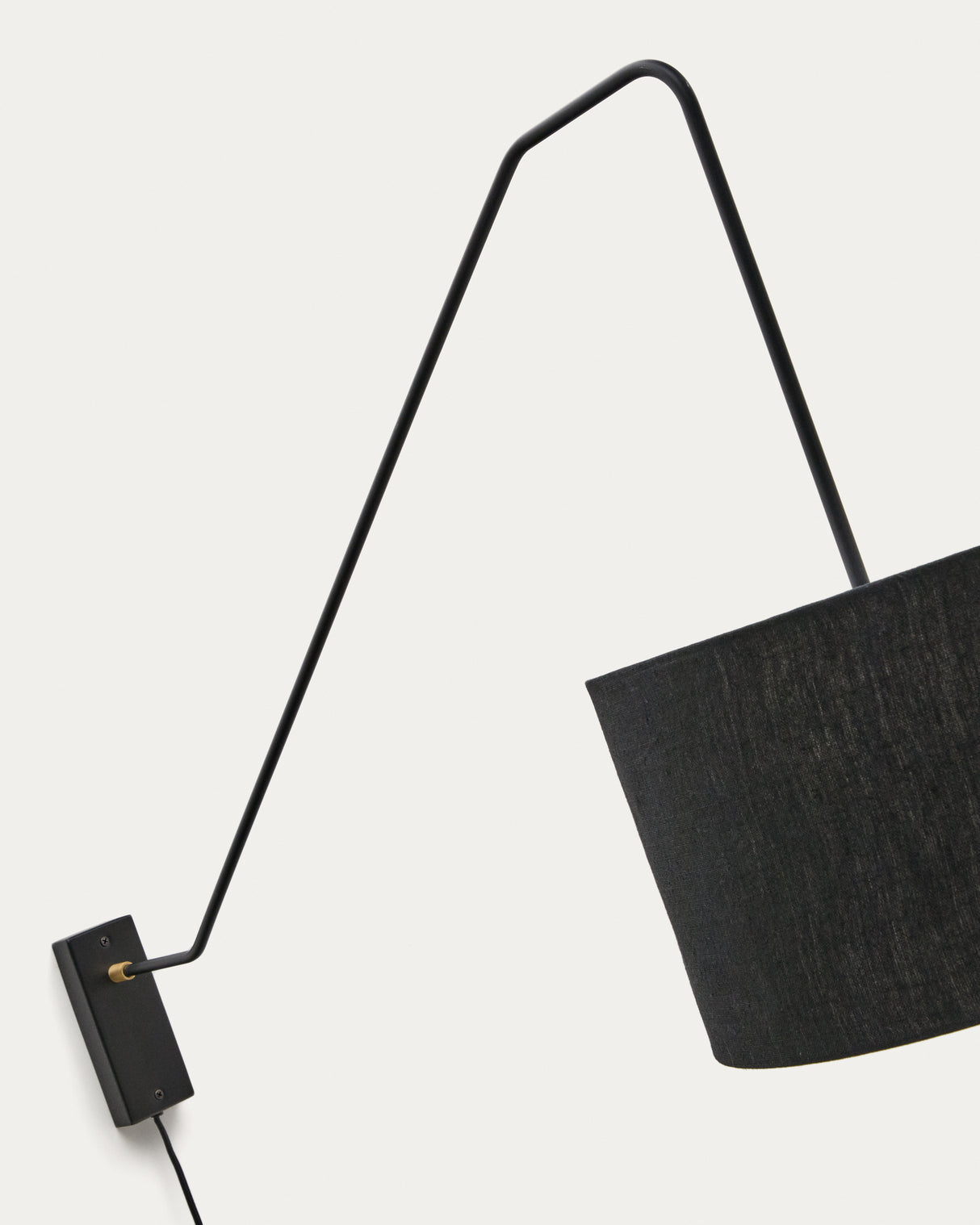 Wandleuchte Jex aus schwarz lackiertem Metall - ZEN ZONE Furniture