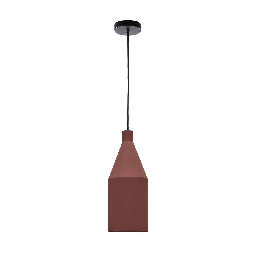Peralta Deckenleuchte aus Metall mit Finish in Terrakotta Ø 15 cm - ZEN ZONE Furniture
