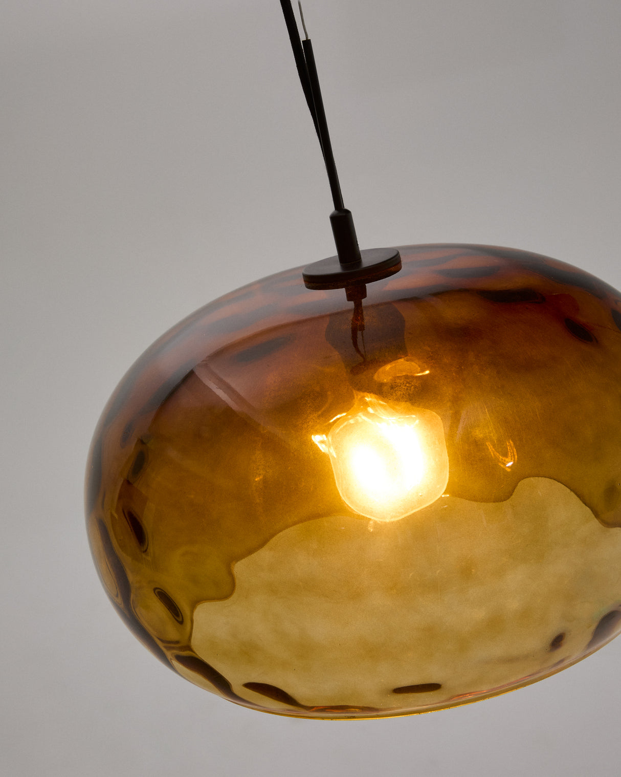 Deckenleuchte Balma aus Klarglas braun Ø 40 cm - ZEN ZONE Furniture