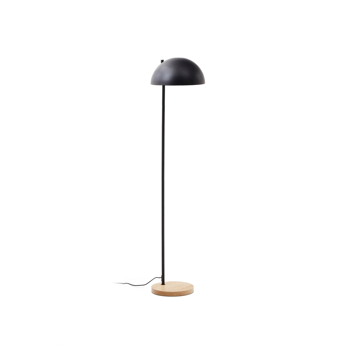 Catlar Stehlampe aus Eschenholz und Metall mit schwarzem Lackfinish - ZEN ZONE Furniture