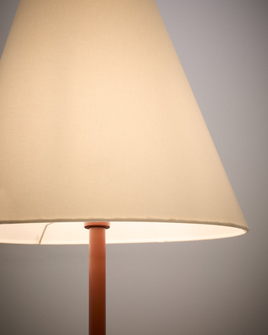 Stehlampe Navat aus Metall mit Terrakotta-Finish - ZEN ZONE Furniture
