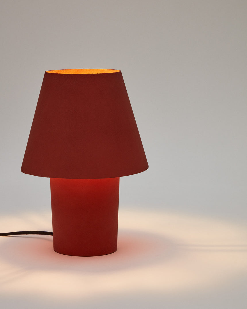 Canapost Tischlampe aus Metall mit Finish in Terrakotta - ZEN ZONE Furniture