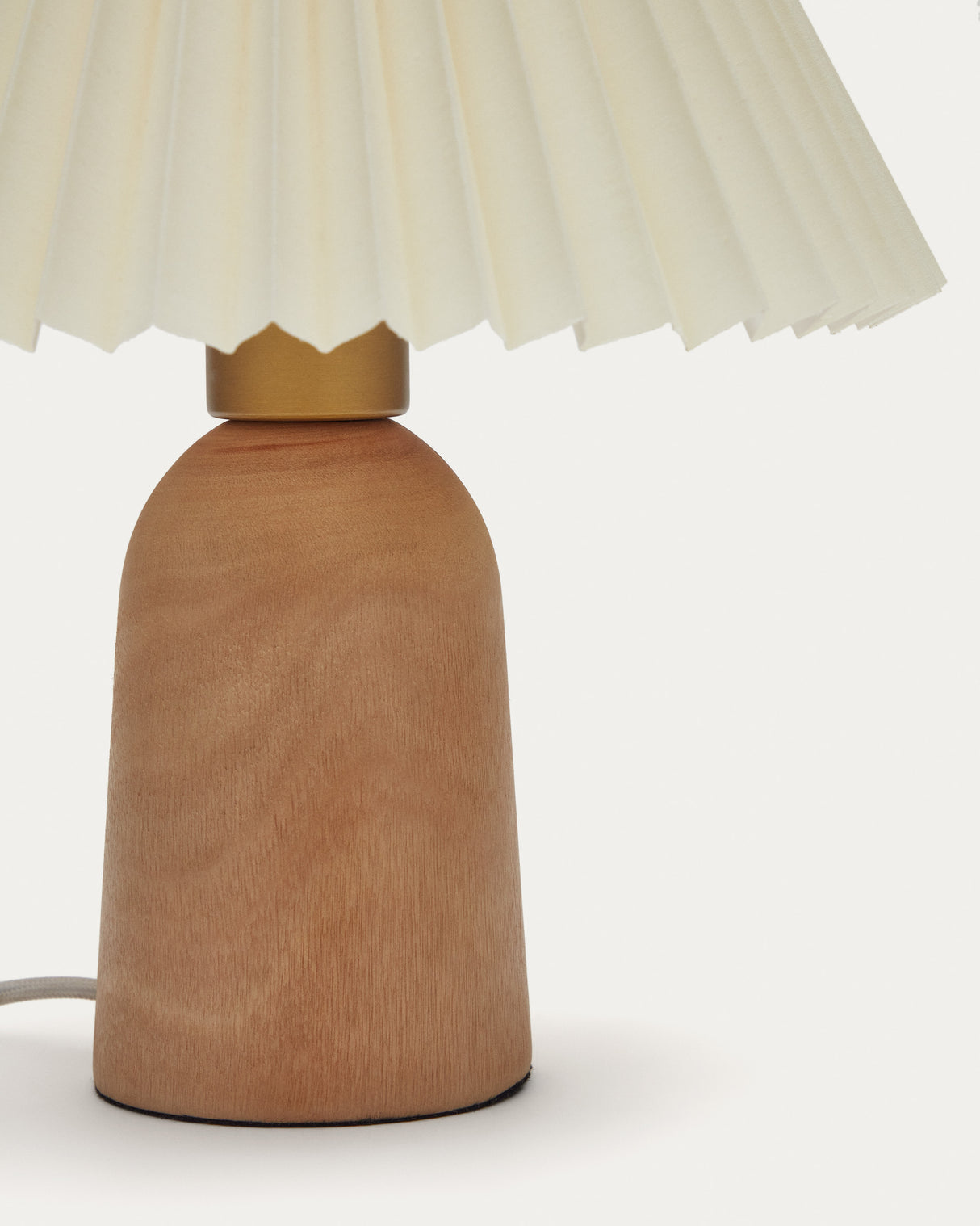 Benicarlo Tischlampe aus Holz mit Finish in Natur und Beige UK - ZEN ZONE Furniture