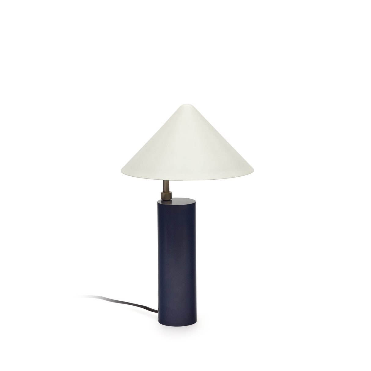 Shiva Tischlampe aus Metall in Blau und Weiß - ZEN ZONE Furniture