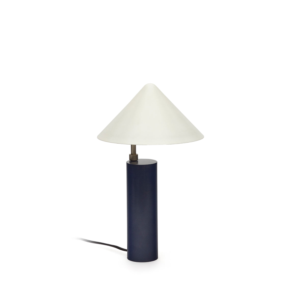 Shiva Tischlampe aus Metall in Blau und Weiß - ZEN ZONE Furniture