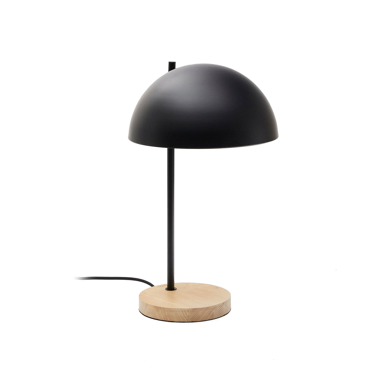 Catlar Tischlampe aus Eschenholz und Metall mit schwarzem Lackfinish - ZEN ZONE Furniture