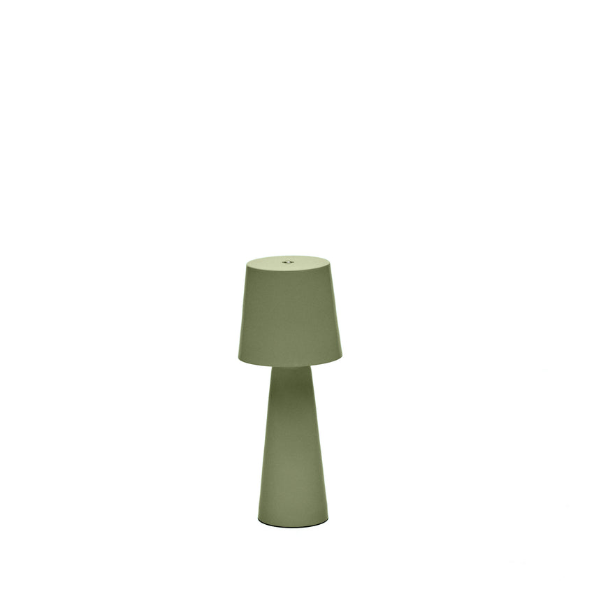 Arenys Outdoor Tischlampe klein aus Metall mit grünem Lackfinish - ZEN ZONE Furniture