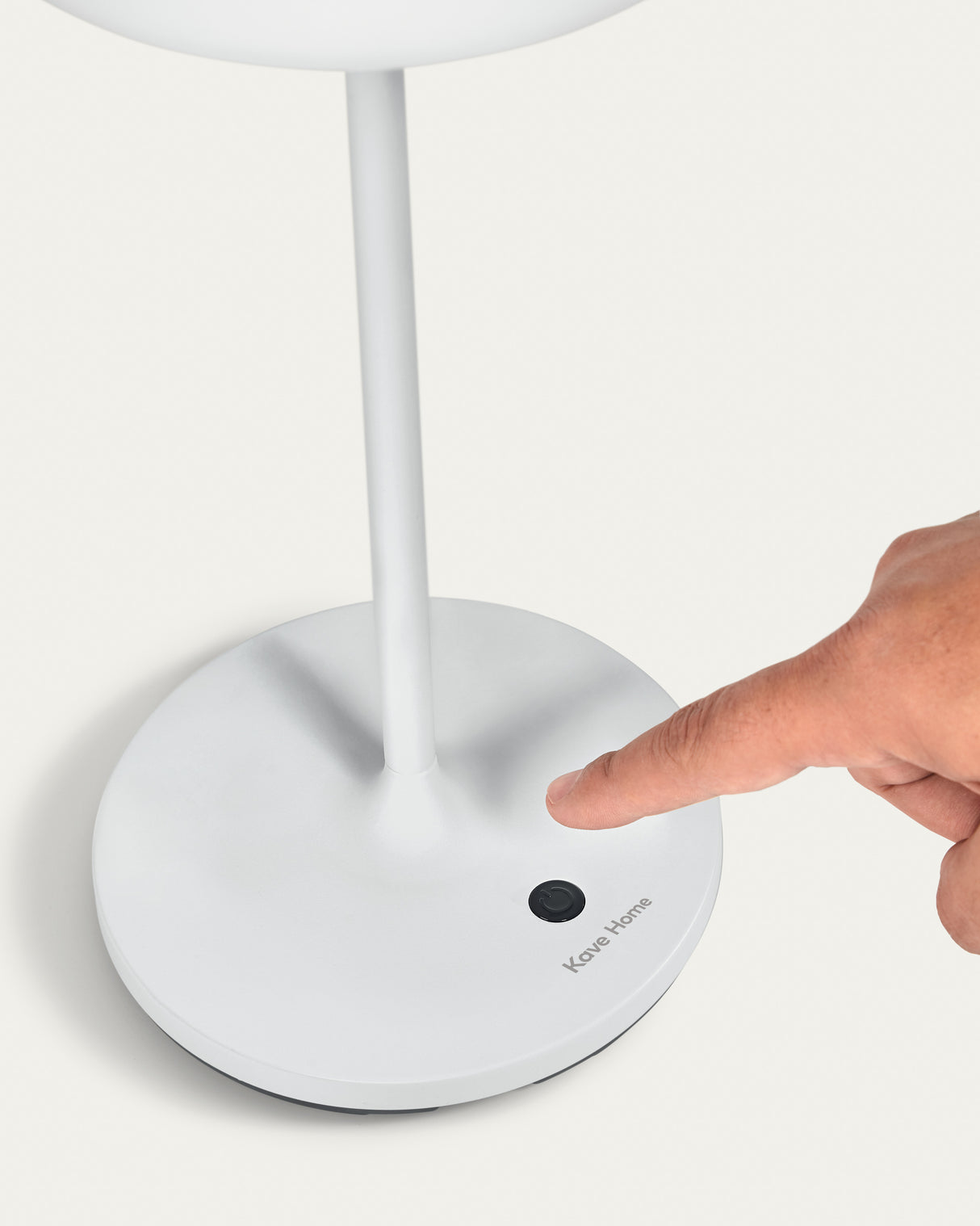 Outdoor Tischlampe Dinesh Aluminium in Grau 40 cm - ZEN ZONE Furniture