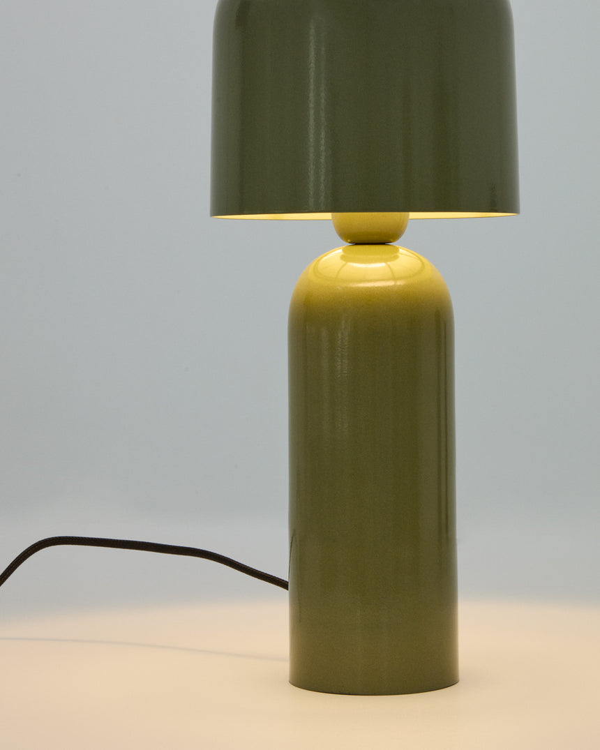 Tischleuchte Monze aus grün lackiertem Metall - ZEN ZONE Furniture