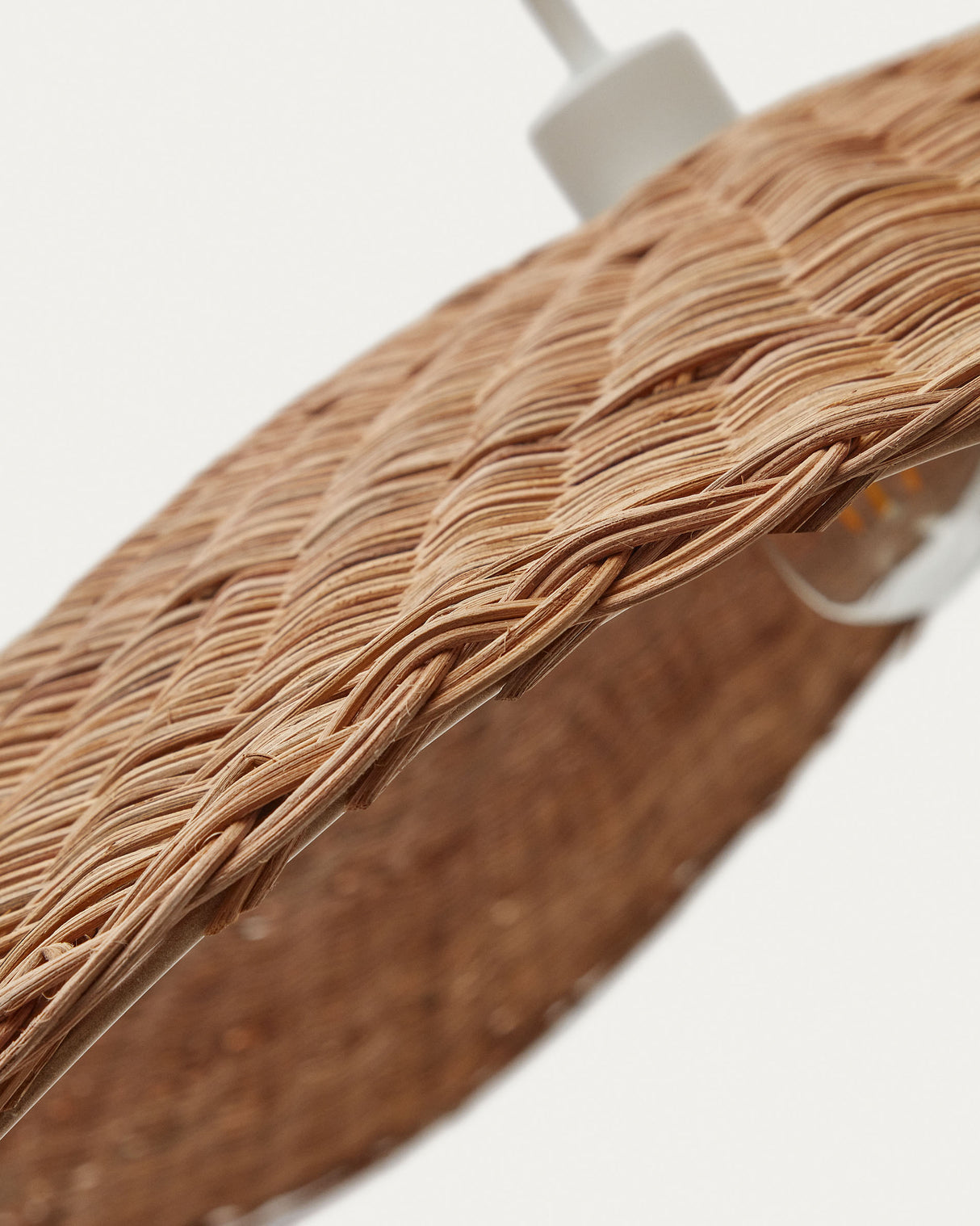 Bisbal Lampenschirm für Pendelleuchte aus Rattan mit natürlichem Finish Ø 80 cm - ZEN ZONE Furniture