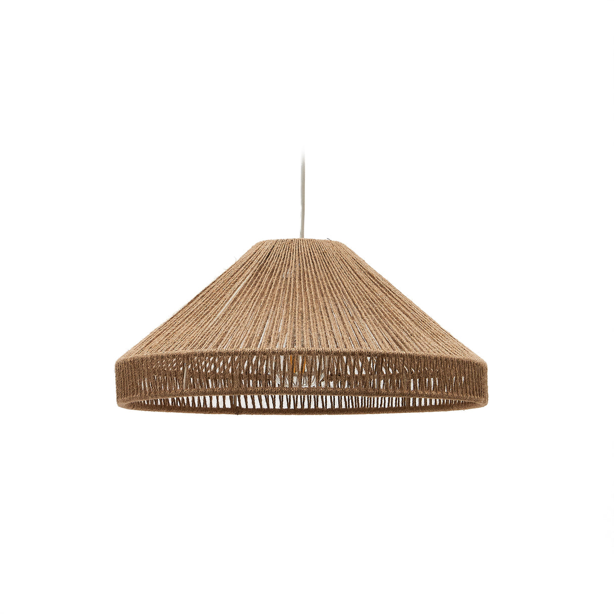 Pontos Lampenschirm für Pendelleuchte aus Jute mit natürlichem Finish Ø 45 cm - ZEN ZONE Furniture