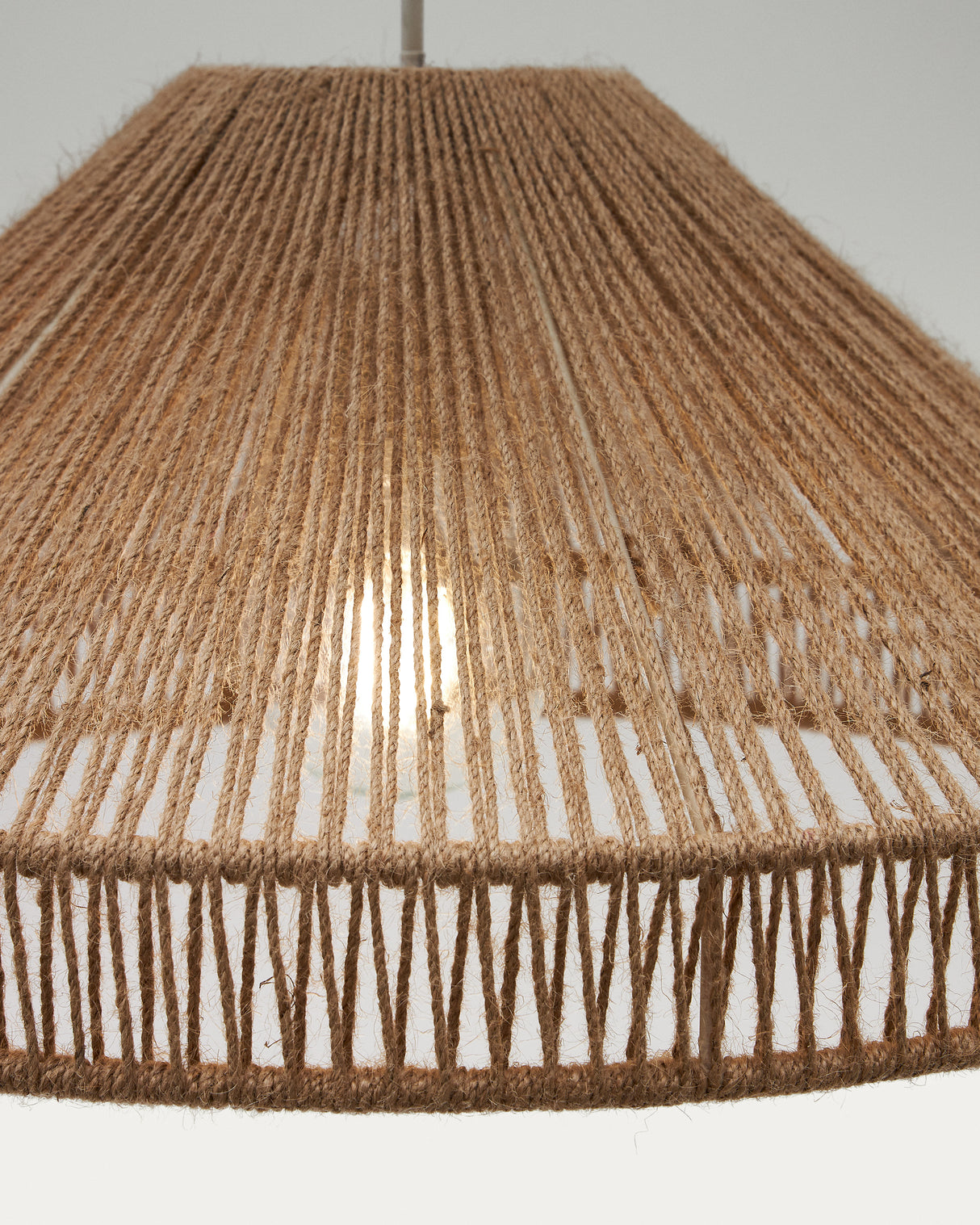 Pontos Lampenschirm für Pendelleuchte aus Jute mit natürlichem Finish Ø 45 cm - ZEN ZONE Furniture