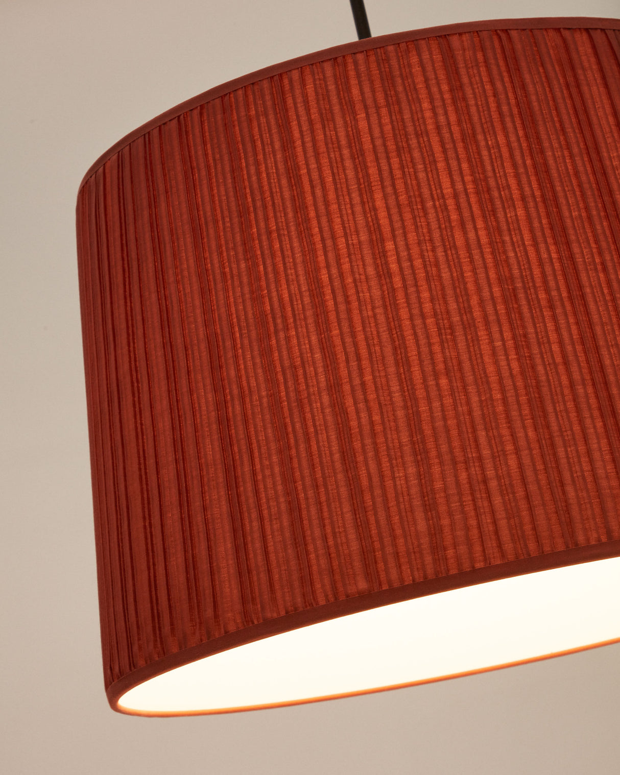 Lampenschirm für Deckenleuchte Guash in Terrakotta Ø 50 cm - ZEN ZONE Furniture