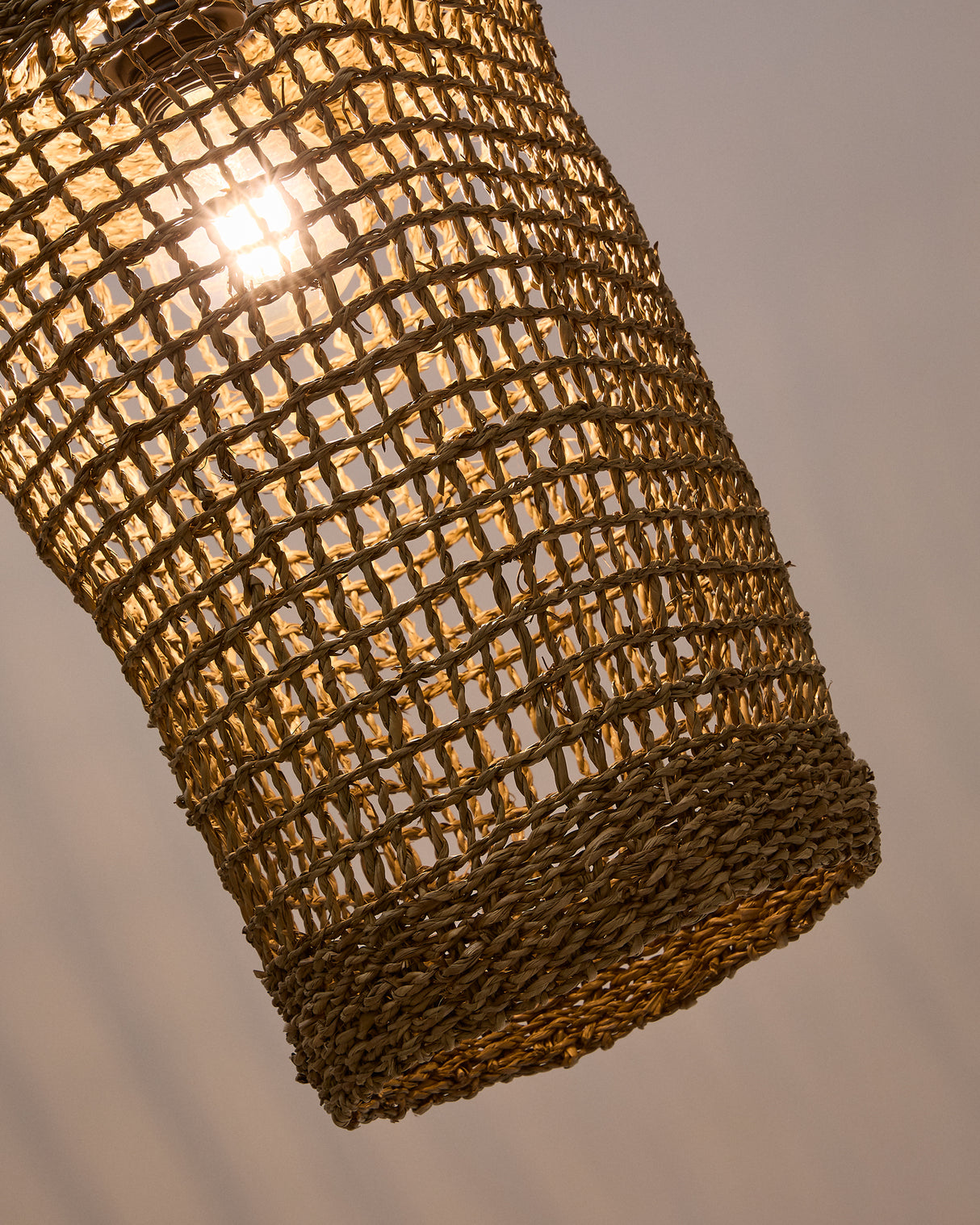 Laiar Schirm für Deckenlampe aus Rattan mit naturfarbenem Finish Ø 27 cm - ZEN ZONE Furniture