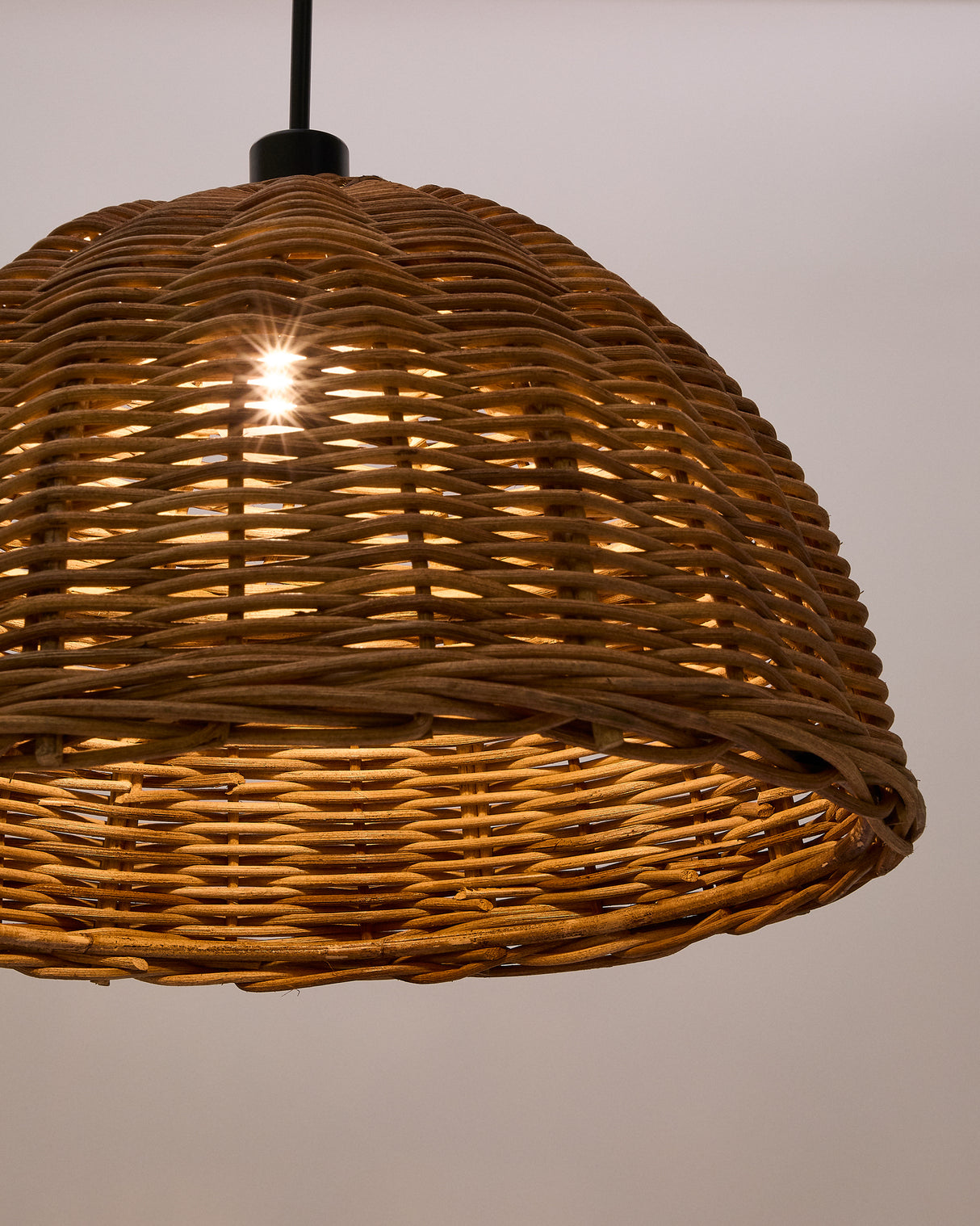 Jornets Schirm für Deckenlampe aus Rattan mit naturfarbenem Finish Ø 50 cm - ZEN ZONE Furniture