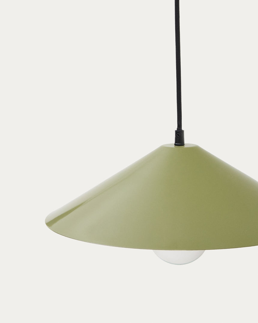 Wandleuchte Kally aus Metall mit grün lackiertem Finish - ZEN ZONE Furniture