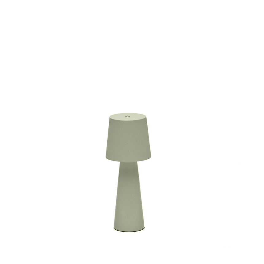 Arenys Outdoor Tischlampe klein aus Metall mit türkisfarbenem Lackfinish - ZEN ZONE Furniture