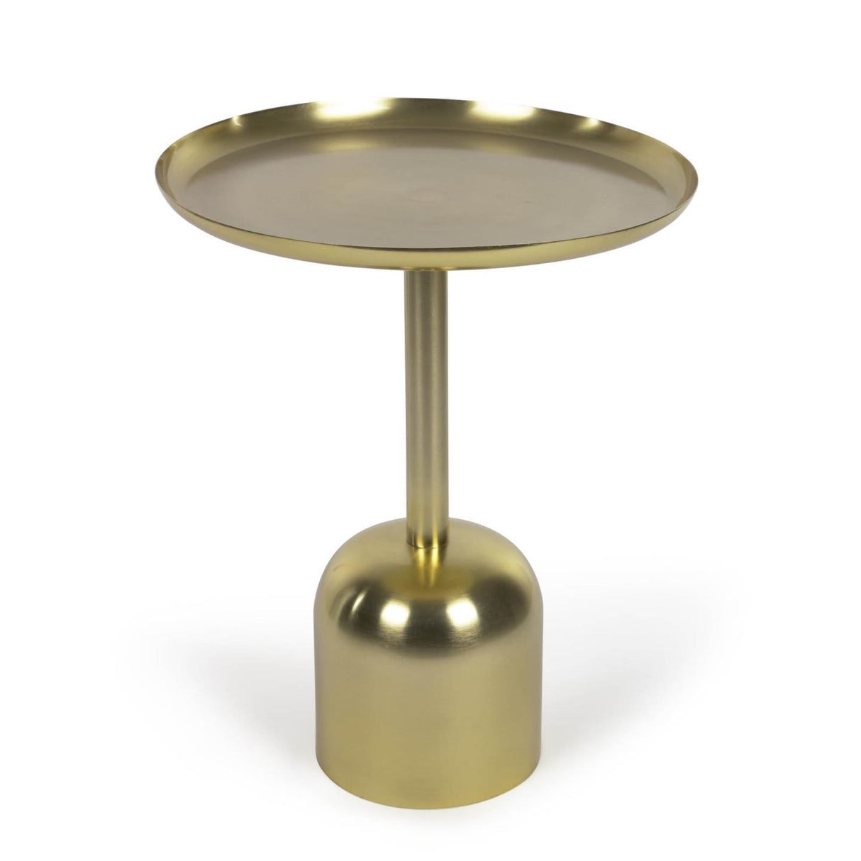 Adaluz runder Beistelltisch aus Metall gold Ø 37 cm - ZEN ZONE Furniture
