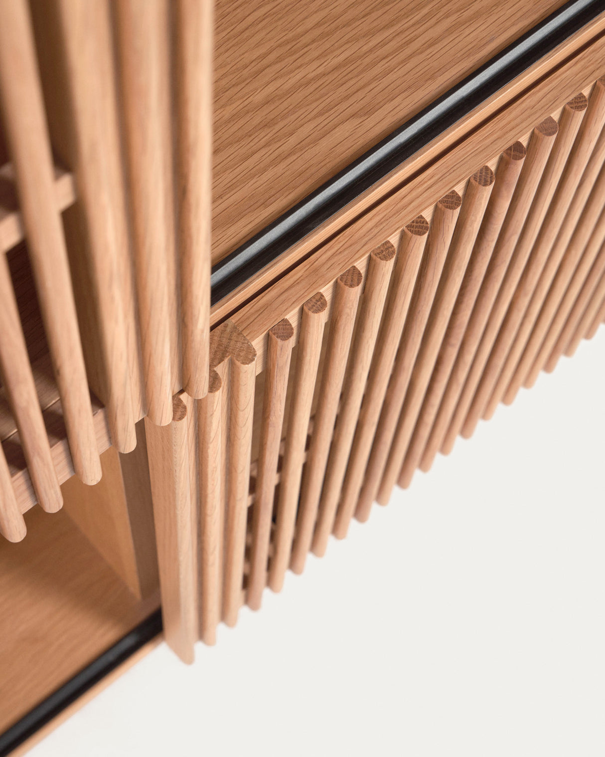 Beyla Regal aus massivem Eichenholz und Eichenfurnier 84,5 x 170 cm FSC 100% - ZEN ZONE Furniture