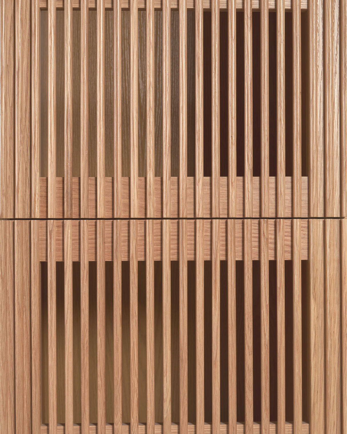 Beyla Regal aus massivem Eichenholz und Eichenfurnier 84,5 x 170 cm FSC 100% - ZEN ZONE Furniture