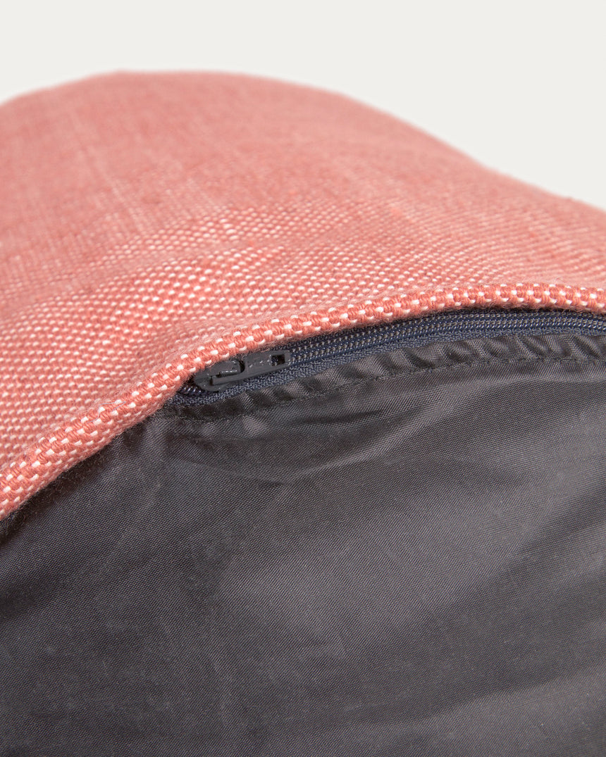 Isaura runder Pouf 100% PET terrakotta Ø 40 cm - ZEN ZONE Furniture