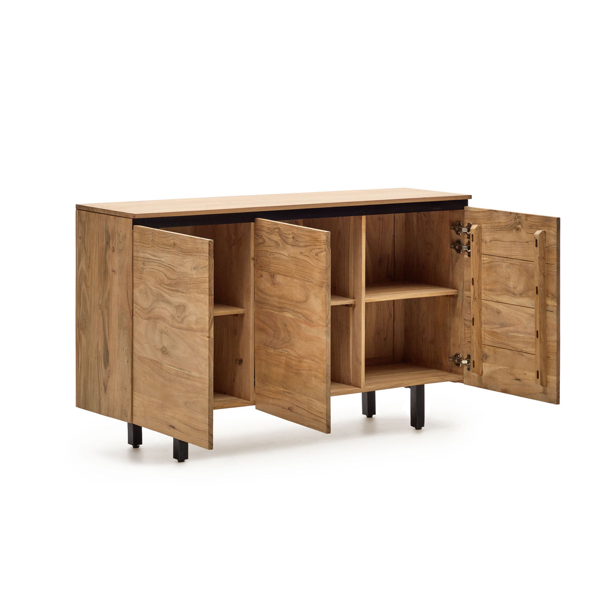Uxue Sideboard aus massivem Akazienholz mit natürlichem Finish 150 x 88 cm - ZEN ZONE Furniture