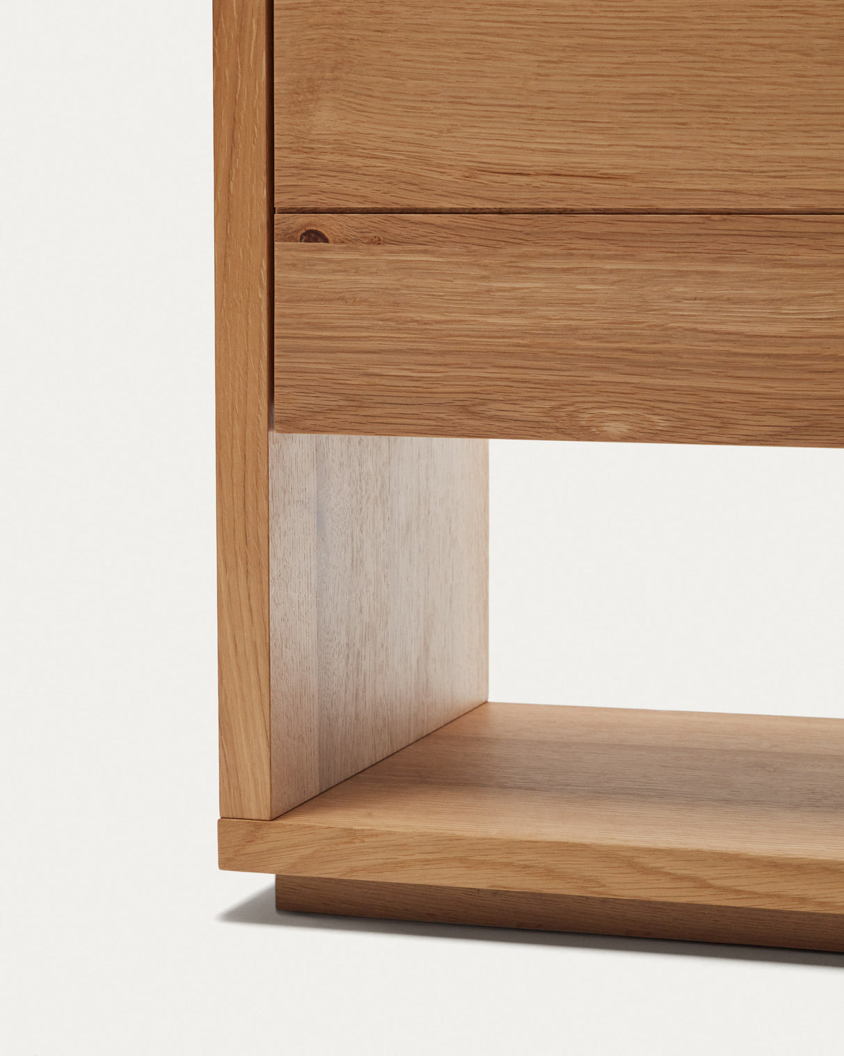 Alguema Sideboard 3 Türen mit Eichenfurnier und natürlichem Finish 151 x 74 cm - ZEN ZONE Furniture