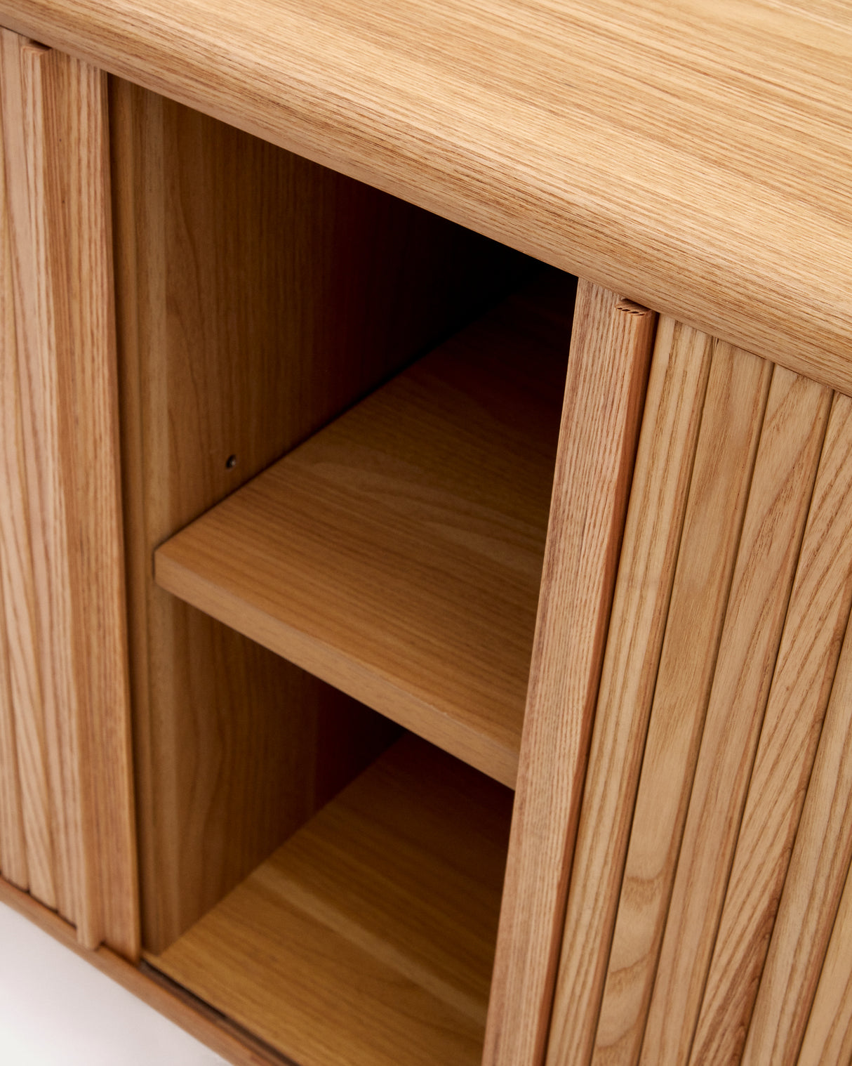 Mailen Sideboard 2 Türen aus Eschenfurnier mit natürlichem Finish 180 x 75 cm - ZEN ZONE Furniture