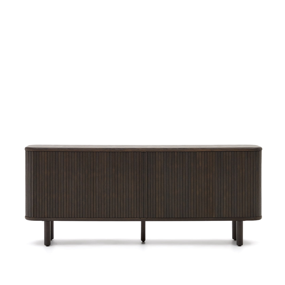 Mailen Sideboard 2 Türen aus Eschenfurnier mit dunklem Finish 180 x 75 cm - ZEN ZONE Furniture