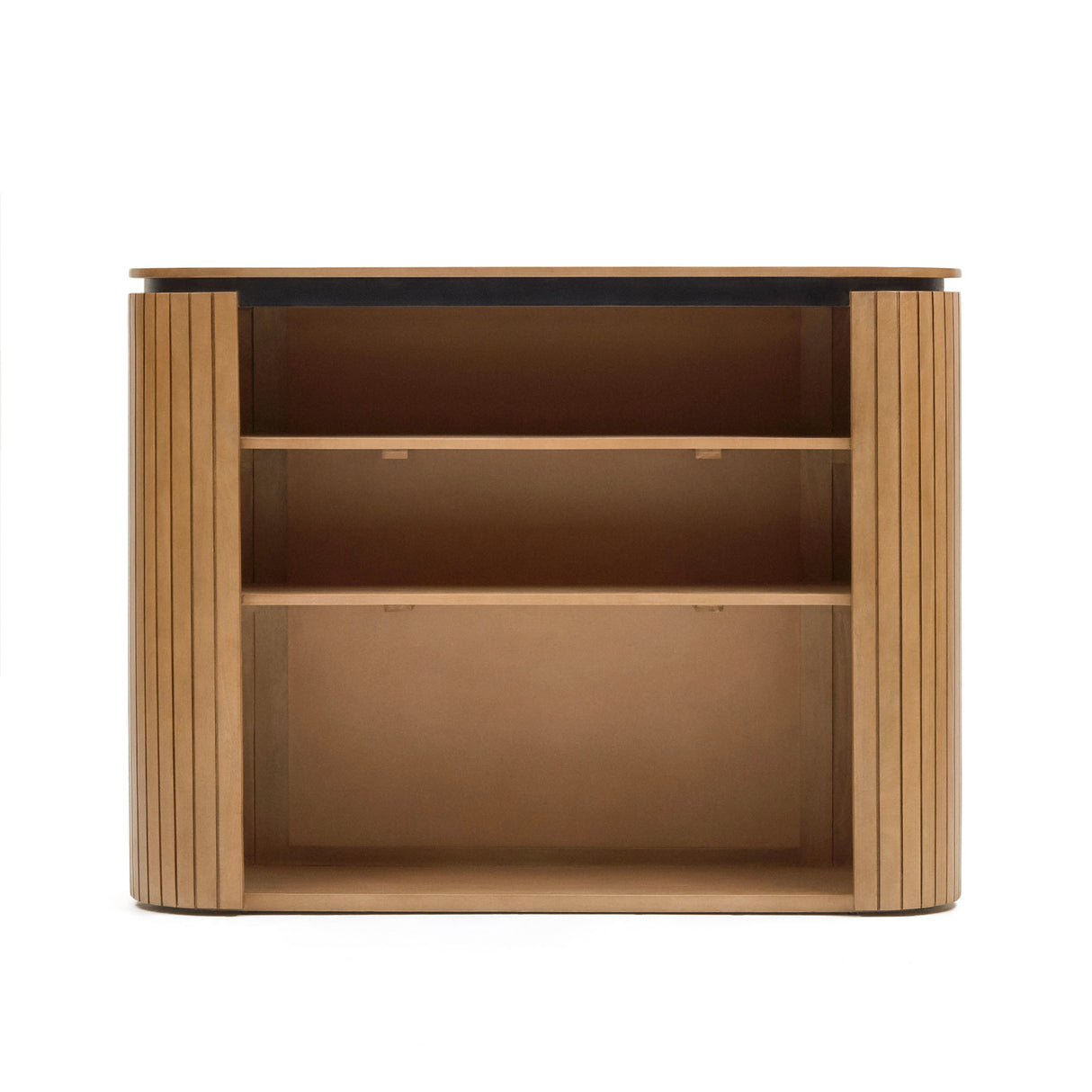 Licia Regal aus massivem Mangoholz und Metall schwarz lackiert 120 x 90 cm - ZEN ZONE Furniture