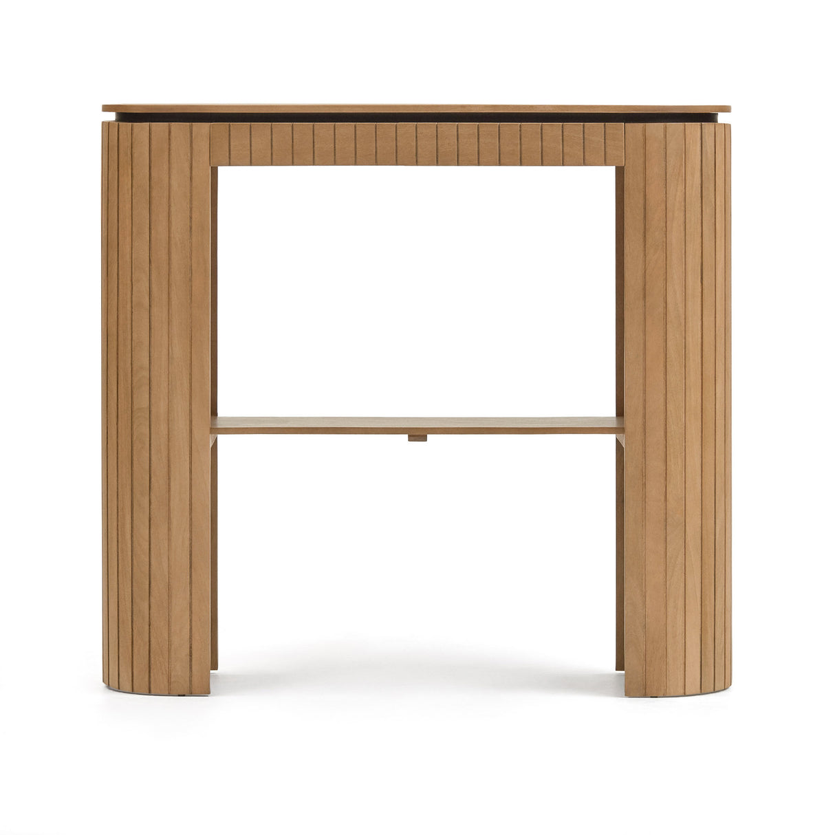 Licia Konsolentisch 1 Schublade aus massivem Mangoholz 120 x 90 cm - ZEN ZONE Furniture