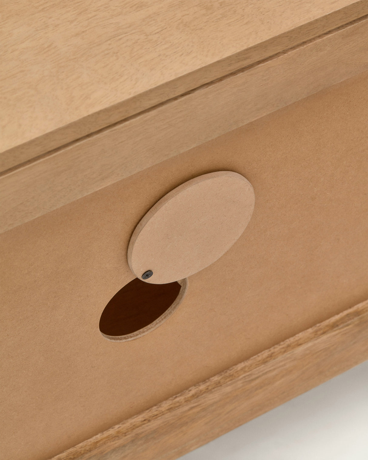 Licia TV-Möbel 4 Türen aus massivem Mangoholz und schwarz lackiertem Metall 200 x 55 cm - ZEN ZONE Furniture