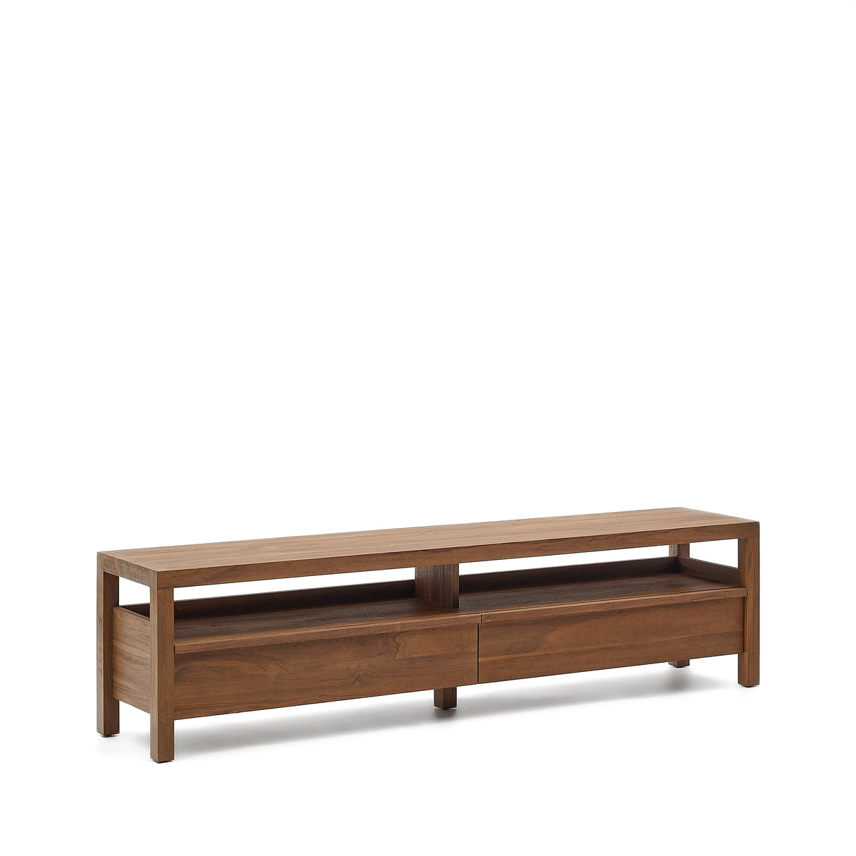 Sashi TV-Möbel aus massivem Teakholz 200 x 40 cm - ZEN ZONE Furniture