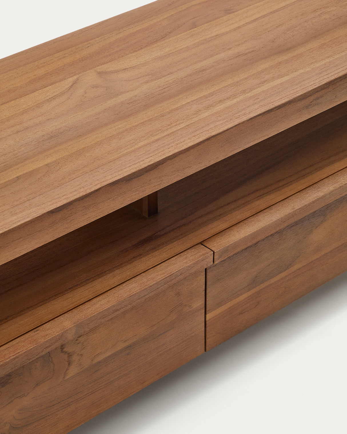 Sashi TV-Möbel aus massivem Teakholz 200 x 40 cm - ZEN ZONE Furniture