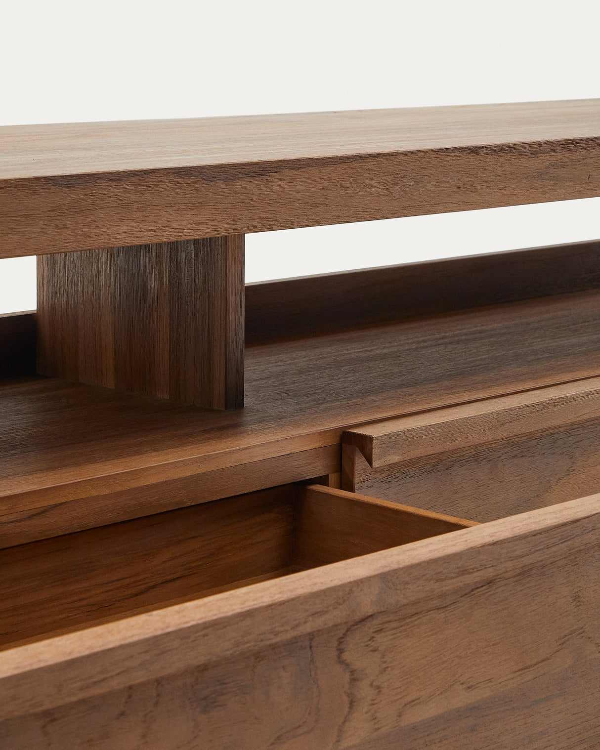 Sashi TV-Möbel aus massivem Teakholz 200 x 40 cm - ZEN ZONE Furniture