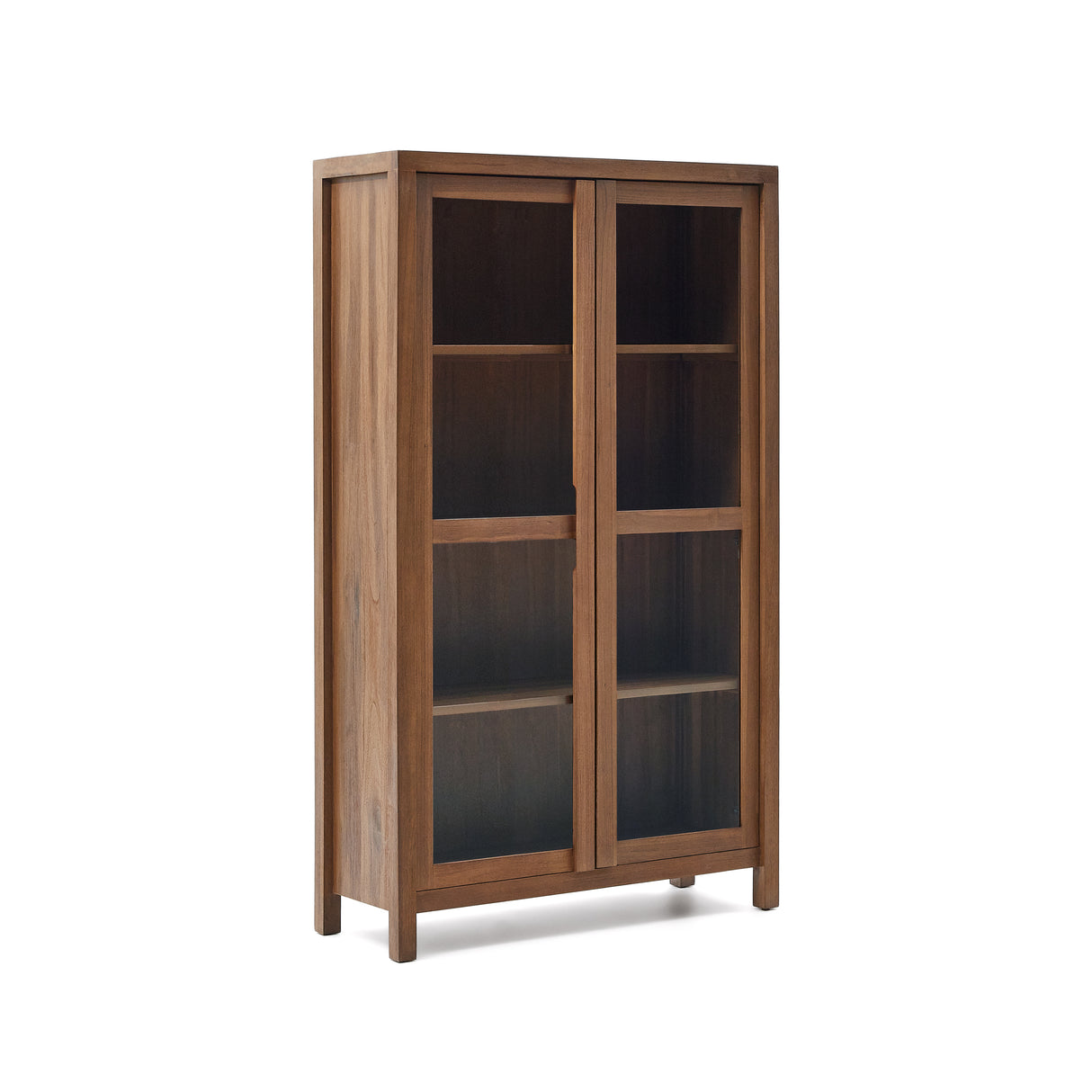 Sashi Vitrine aus massivem Teakholz 110 x 185 cm - ZEN ZONE Furniture