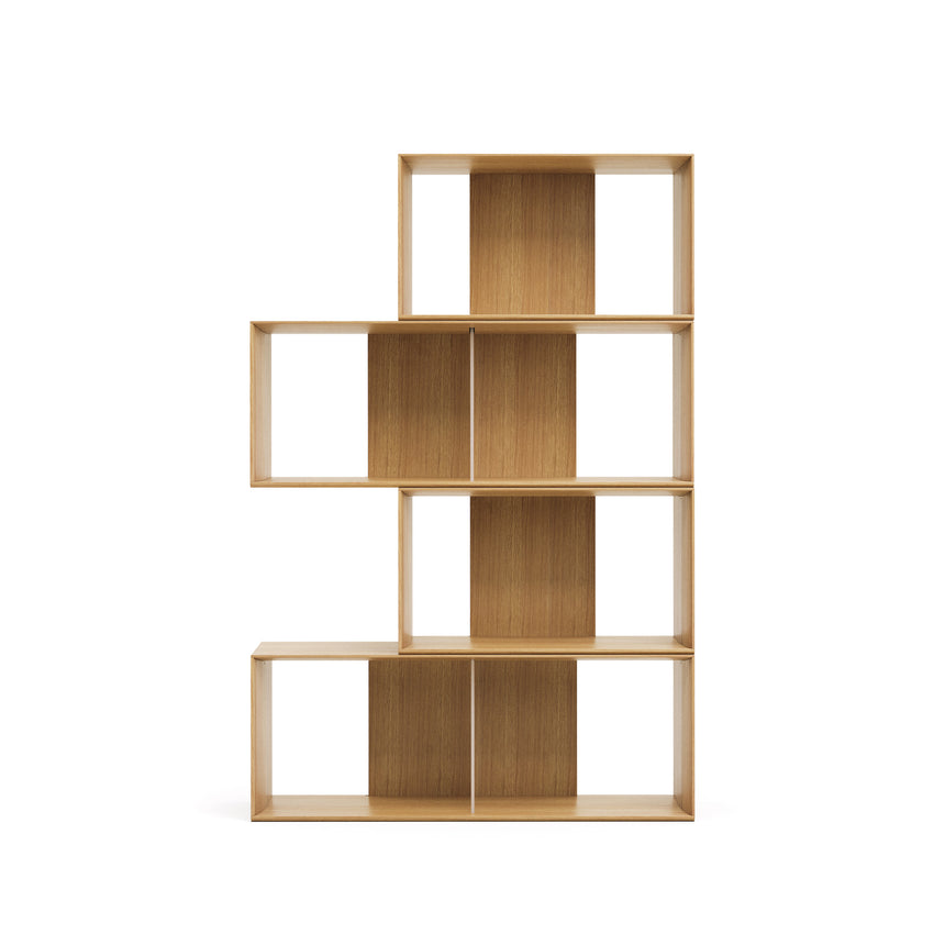 Litto Set aus 4 modularen Regalen aus Eichenfurnier 168 x 76 cm - ZEN ZONE Furniture