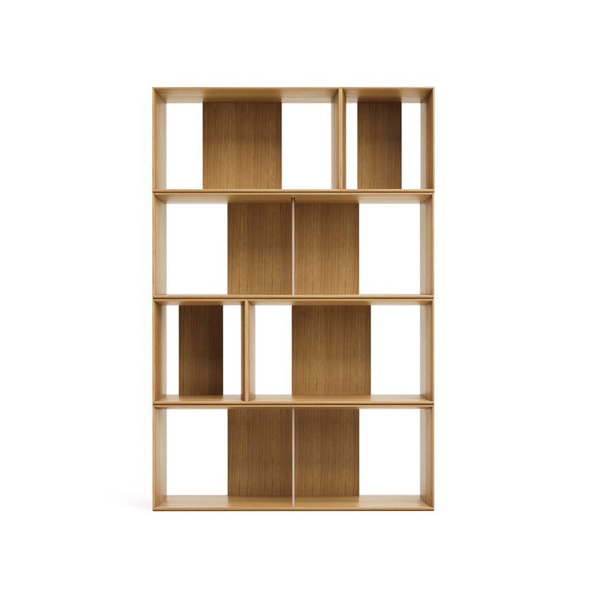 Litto Set aus 6 modularen Regalen aus Eichenfurnier 101 x 152 cm - ZEN ZONE Furniture