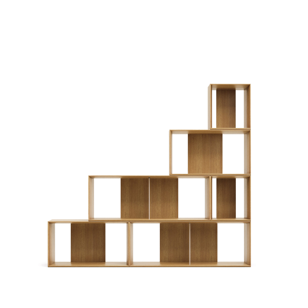 Litto Set aus 6 modularen Regalen aus Eichenfurnier 101 x 152 cm - ZEN ZONE Furniture