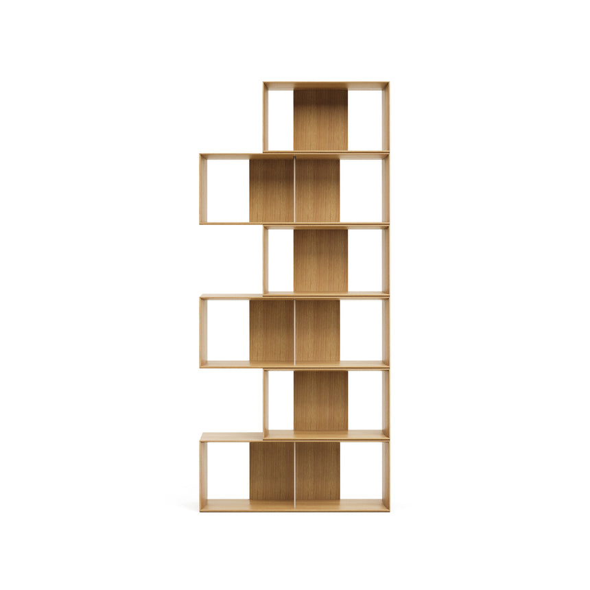 Litto Set aus 6 modularen Regalen aus Eichenfurnier 168 x 114 cm - ZEN ZONE Furniture