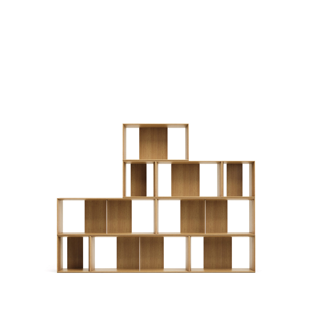 Litto Set aus 9 modularen Regalen aus Eichenfurnier 202 x 114 cm - ZEN ZONE Furniture