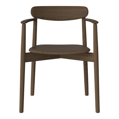 Merge Esszimmerstuhl mit Armlehne aus Eiche, Dunkel geölt - ZEN ZONE Furniture