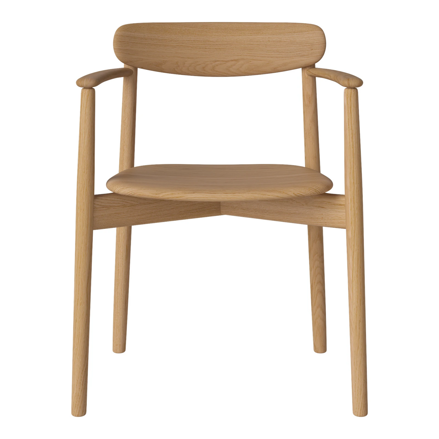 Merge Esszimmerstuhl mit Armlehne aus Eiche, geölt - ZEN ZONE Furniture