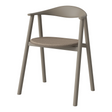 Swing Esstischstuhl aus Eiche – Farben Edition, graubraun lackiert - ZEN ZONE Furniture