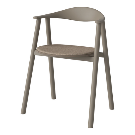 Swing Esstischstuhl aus Eiche – Farben Edition, graubraun lackiert - ZEN ZONE Furniture