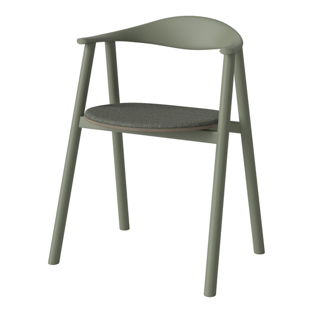 Swing Esstischstuhl aus Eiche – Farben Edition, dunkelgrün lackiert - ZEN ZONE Furniture