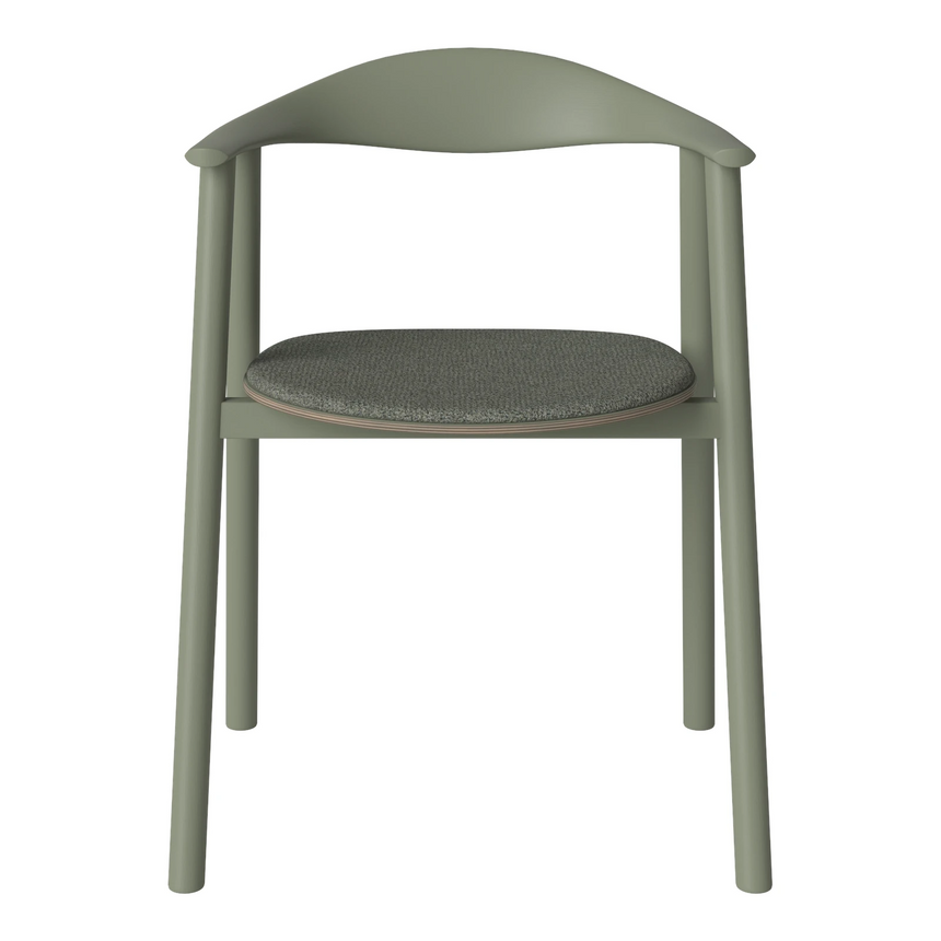 Swing Esstischstuhl aus Eiche – Farben Edition, dunkelgrün lackiert - ZEN ZONE Furniture