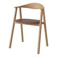 Swing Esstischstuhl aus geölter Eiche – Gepolstert, Leder, Cognac - ZEN ZONE Furniture